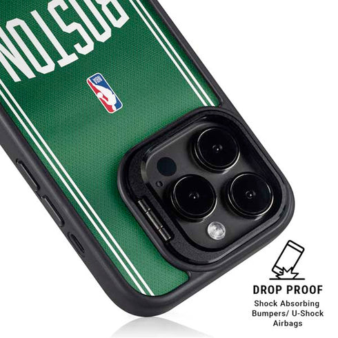 NBA Boston Celtics Jersey iPhone 15 Pro Max Kickstand Case